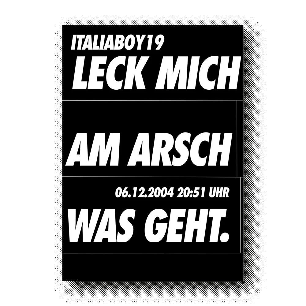 LECK MICH AM ARSCH (DIY)