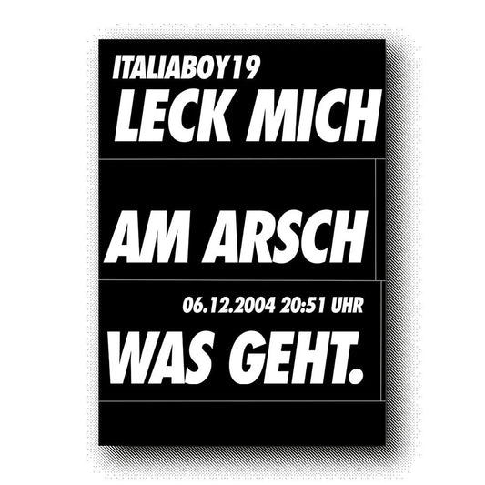 LECK MICH AM ARSCH (DIY)
