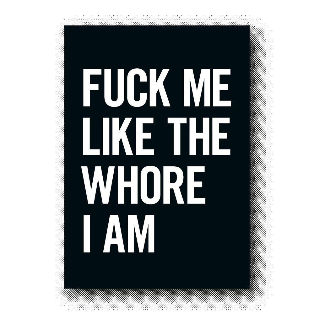 MOTIVATIONAL POSTER 03 "WHORING"