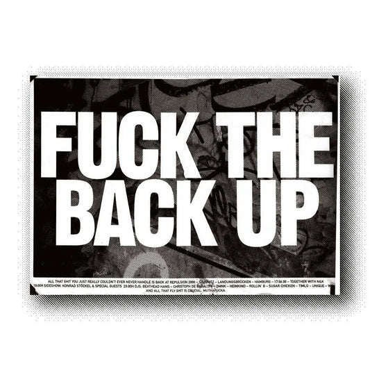 FUCK THE BACK UP
