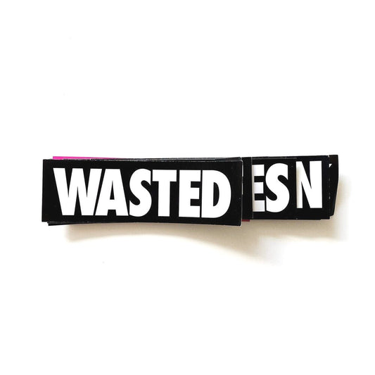 ARCHIV DER JUGENDKULTUR WASTED STICKER REST